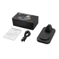 2-in-1 Charging Dock for Meta Wayfarer Smart Glasses, USB/Type-C Fast Charging Station, Dual Charging for Glasses & Phone, Magnetic Phone Charging black
