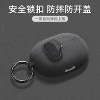 Case for Huawei Freebuds Pro 4 3 Luxury Wireless Bluetooth Earphone Case with Hook Shockproof Protect Cover for FreeBuds Pro 4 3 Huawei FreeBuds Pro3 gray