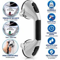 Suction Cup Grab Bar for Shower and Bathtub, Non-Slip Holding Handle, Tool-Free Mounting, Ergonomic Handle, Chrome