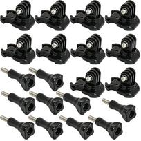 360° Rotate Action Camera Mount Base with Thumb Screw Set for GoPro Hero 13 12 11 10 9 8 DJI OSMO Action 6 5 4 3 Insta360 SJCAM