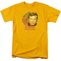 The Six Million Dollar Man Run Faster T Shirt Mens Licensed Classic TV Gold 3XL įvairiaspalvis