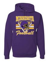 Minnesota Football Helmet Unisex  Hoodie Sweatshirt L yellow