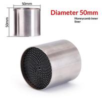 Universal Motorcycle Exhaust DB Killer Honeycomb Core High Torque Noise Reduction for Motorbike Daily Commuting Use 50MM