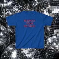 Respect Your Mother! Harry Baby Tee Style TShirt, Top Disco Album Merch Occasional Tour Concert Shirt, 1D Directioners Fan Gift Tee 130 blue