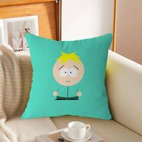 Anime South Park Butters Personalized Picture Text Home Decorative Pillows Household Gifts 45x45cm 16x16Inch white