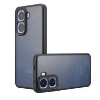 Permatomas matinio paviršiaus dėklas telefonui Vivo iQOO Neo 11 Atsparus smūgiams matinio PC galinis dangtelis Vivo iQOO Neo 11 dėklas Telefonui Vivo iQOO Neo 11 vivo iQOO Neo11 (China) juoda