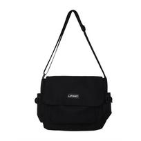 ins college student messenger bag class casual backpack shoulder bag, Japanese bag female Harajuku retro mailman bag male single pack juoda