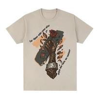 Expedition 33 T-Shirt For Those Who Come After Tee When One Falls We Continue Gamer Gift Gustave Clair Obscur Clothing M beige