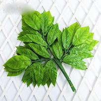 High Quality 10Styles Simulated Ginkgo Biloba Green Color Simulated Leaves Plastic Branches Home Decoration green