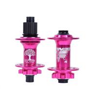 TANKE MTB Bike Hub BOOST 148 Bicycle Hubs 120 Click 6 Claws Bearing 32H 28H HG XD MS Disc Brake Micro Spline 8 9 10 11 12 Speed MS 32H Pink