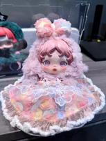 Only Clothes Skullpanda V2/V1 10cm Vinyl Doll Clothes Dress Princess Style Skirt Set Handmade Costume Doll Bag Accessories Toy gray