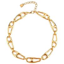New Style Female Clavicle Chain Light Luxury Style Hollow Chain Pendant Necklace 60CM(Necklace Long) beige