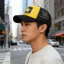 Fashion Summer Baseball Cap Snapback Mesh Trucker Hats Hip Hop Caps Cool Men Caps Female Outdoor Casual Sun Hat High Quality black