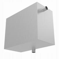 Central heating expansion tank, stainless steel, 24L