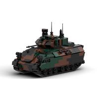 MOC-163151 Compatible Building Blocks M3A3 Bradley Tank Model Assembly Puzzle Building Block Toy Set black