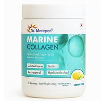 DR. MOREPEN Marine Collagen Powder | 6g Protein Per Serving | With Glutathione, Hyaluronic Acid, Resveratrol & Biotin for Skin, Hair & Joint Sup