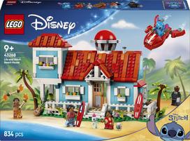 Lego Disney Beach House  Lilo & Stitch  Set (43268) 834 Pieces