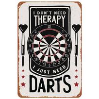 Darts Metal Tin Signs Keep Calm  Wall Posters Plaque Vintage Iron Painting Decoration for Man Cave Cafe Game Room Club Bar 20x30cm（7.8x11.8inch） white
