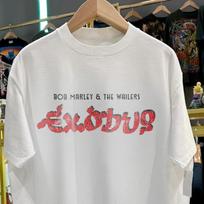 70s Exodus Bob Marley And The Wailers Promo T-Shirt White XXL L gray