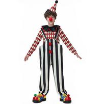 Kids' Halloween Clown Costume for Circus Cosplay & Stage Shows S black