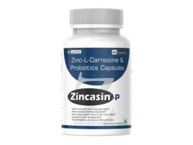 Zincasin-P Zinc Carnosine, Prebiotics & Probiotics Supplement, 60 Caps