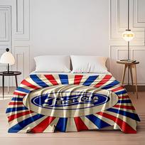 Retro Pepsi-Cola Blanket Design print blanket soft and cozy perfect for the living room bed sofa or a nap,gift 80cm x 120cm blue