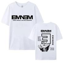 Rapper Eminem New Album Graphic Print Tshirts Unisex Unisexs Hip Hop Trend Short Sleeve Tshirt Summer Cotton T Shirt For Fans Gift 3XL black