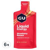 Gu Energy Liquid Energy Gel Strawberry Banana 6 pcs 51ml Ingredients: may be subject to change at the manufacturer’s | 6 pcs 51ml