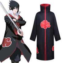 Naruto, Tas pats stilius, Žinomo organizacijos apsiaustas, Japoniški anime drabužiai, Anime COSPLAY drabužiai, Raudonojo debesies chalatas XXL black