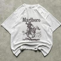 Vintažiniai Marlboro Kaubojų marškinėliai, Marškinėliai dovanoms, Unisex vintažiniai grafiniai marškinėliai, Gotikiniai unisex marškinėliai S gray