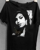 VTG Amy Winehouse signed black T-shirt short sleeve S to 45XL XZ465 XXL white