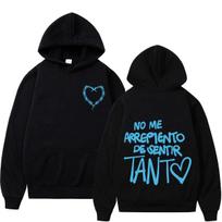 Karol G No Me Arrepiento De Sentir Tanto Album 2026 Hoodie Men Women Fashion Pullover  Aesthetic Trend Oversized Sweatshirts L black