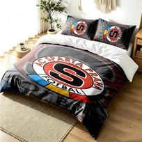 HC Sparta Praha 3pc Duvet Cover Set Simple Modern Bedding Set Wrinkle Resistant Soft Fabric All Season Use a perfect gift 140cmx200cm