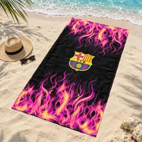 FC Barcelona Microfiber Beach Towel Quick Dry Sand Free Lightweight Beach Towels for Travel Swimming Camping 80cmx160cm(31x63inch)