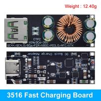 QC4.0 QC3.0 1 2 4 Way USB Type-C Mobile Phone Quick Charge Adapter 6-35V Step Down Buck Boost Module SW3518 / SW3516 For Huawei 1PCS