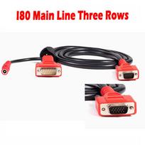 for XTOOL OBD2 Adapter X100 Pro i80 Main Cable 15pin 16pin Diagnostic Machine Adapter For X100 Pad2  PAD3 D7 D8 A80PRO IP819 3 rows