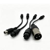 DC 5.5X2.1 į 8016 5525 M12 M16 3 kontaktų XLR RCA IEC 3P adapterio kabelio jungtis paspirtuko elektrinio dviračio įkroviklio priedų kištukas