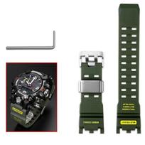 Laikrodžių priedai Casio G-SHOCK GWG-2000 GWG-2040 Mudmaster keičiama apyrankė vyrams Sportinis vandeniui atsparus dervos apyrankė gray