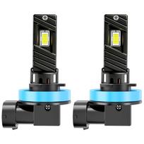 2 vnt. H11 LED priekinių žibintų lemputės 9005 HB3 9006 HB4 40W 20000LM Itin ryškios Canbus Plug&Play Automobilio be ventiliatoriaus priekinis žibintas Rūko žibintas 6500K Baltos H11 H8 black