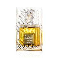 Lattafa Khamrah - Vanilė, Šiltas pikantiškas, Gintaras, Cinamonas - Eau de Parfum Ilgai išliekantis kvapas Unisex, 3,40 uncijos / 100 ml