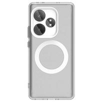 For Realme GT6 Global Case Magsafe Wireless Charging Cover Realme GT6 Global Case Shockproof Matte TPU Bumper Realme GT6 Global For RealmeGT6 Global balta