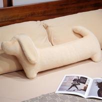 50-110 cm ilgio takso pliušinė pagalvė, minkšta pagalvėlė, kimštas gyvūnas, lėlė, miegamojo, sofos, namų dekoracija 50cm white