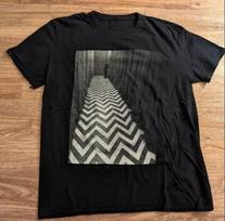 SALE Bootleg Twin Peaks graphic shirt S gray
