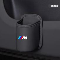 Car Door Cup/Back Seat Cup Holder Drink Rack Storage Bin  For BMW Performance X1 X3 X5 E39 E46 E90 F20 E60 E34 E36 E52 F30 M3 M5 black