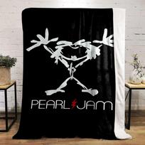 Pearl Jam Stickman Logo Design Black Warm blanket Flannel blanket for bedroom, living room, sofa, and nap sofas 150x200cm(59*78in)