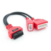 For Nissan Gateway Adapter 32+16Pin To OBD2 16pin Extension Cable Male To Female Car ECU Key Programmer Auto OBD Connector Tool raudona