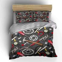 Mechanical Tool Set for Repairs Multiple sizes kid's and adults' bedroom Exquisite 3PC bedding set gift 140*200cm/55x79in Single/Twin 3pcs