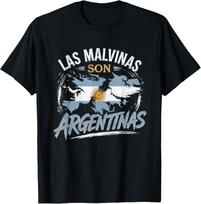 Malvinų salos yra Argentinos, Malvinas yra Argentinietiški Unisex marškinėliai S gray