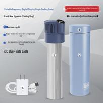 Portable Insulin Mini Fridge with Car Charger for Travel white