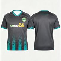 Kelių apsaugos Airiškas dobilas Emblema Futbolo marškinėliai Moteriški Unisex XL gray